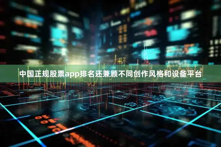 中国正规股票app排名还兼顾不同创作风格和设备平台
